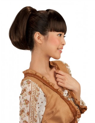 Wigs2you 馬尾 甜美可愛扣式馬尾 短髪爪夾式蓬松短直髪WS-5010-CB